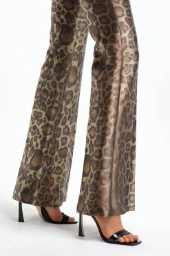 Femme DMN Pantalon Angelina En Leopard