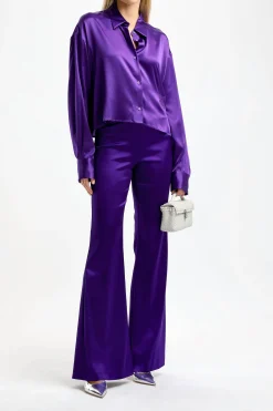 Femme DMN Pantalon Angelina En Violet