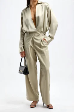 Femme Christopher Esber Pantalon Bermuda En Putty