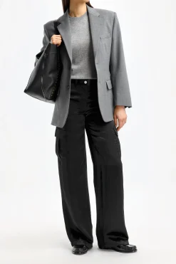 Femme Theory Pantalon Cargo En Noir