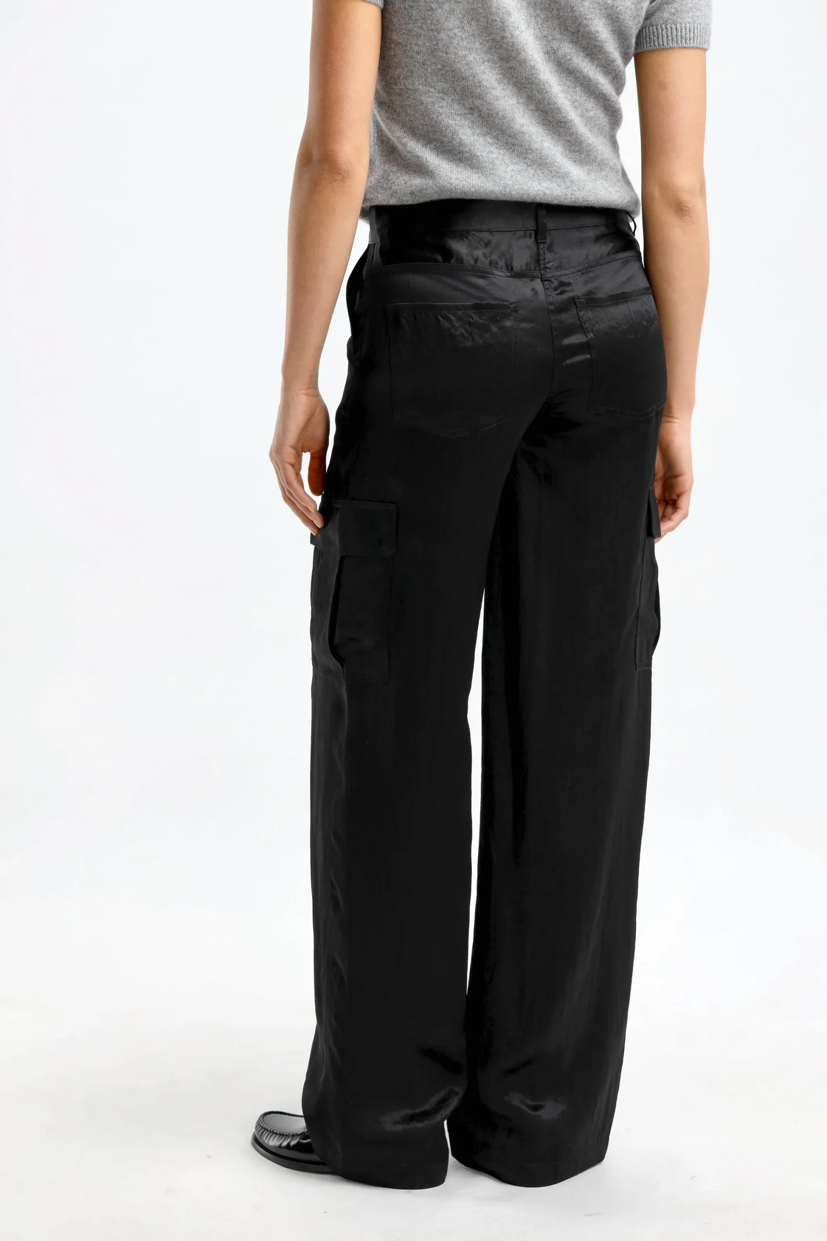 Femme Theory Pantalon Cargo En Noir