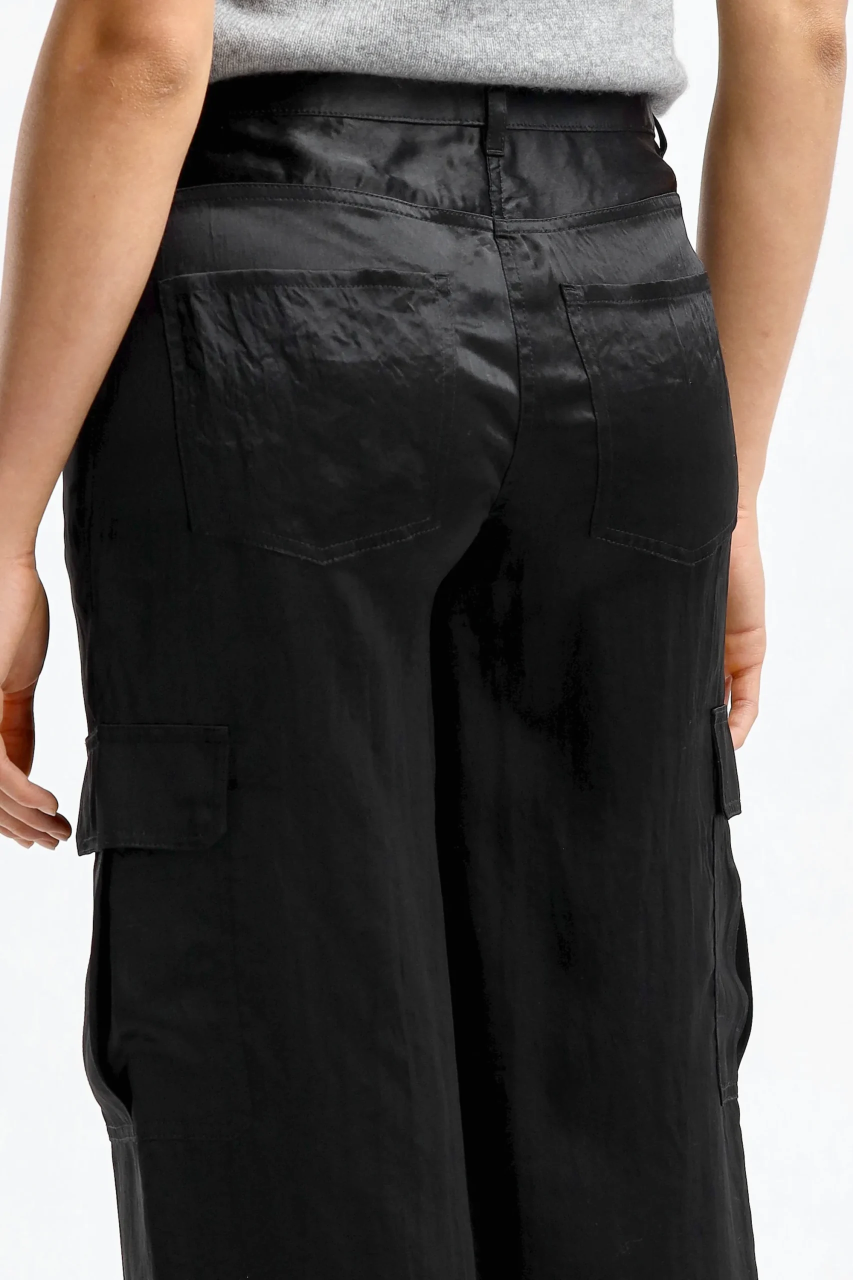 Femme Theory Pantalon Cargo En Noir