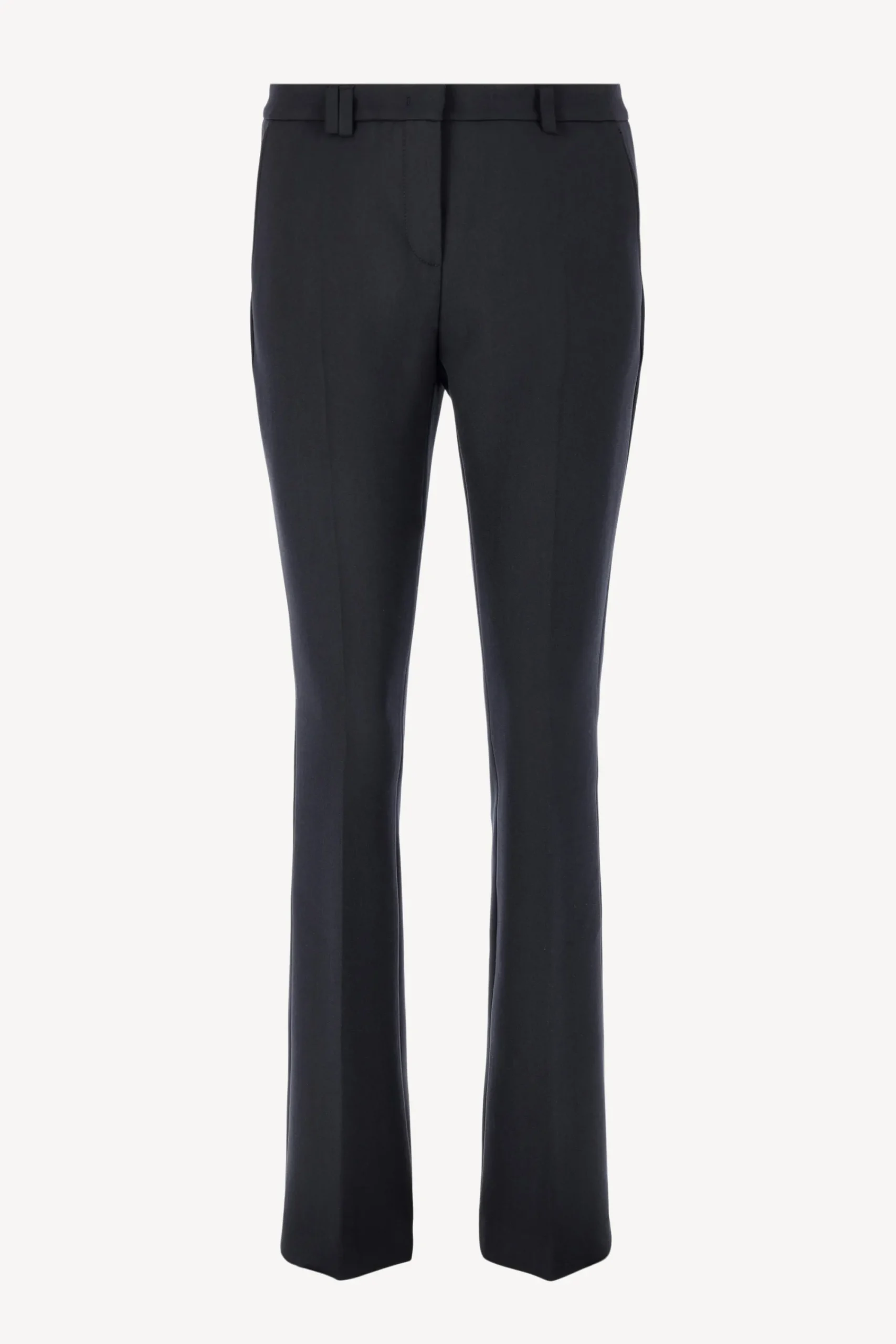 Femme Seductive Pantalon Caro Doppio En Marine