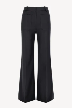 Femme Nili Lotan Pantalon Christophe En Noir