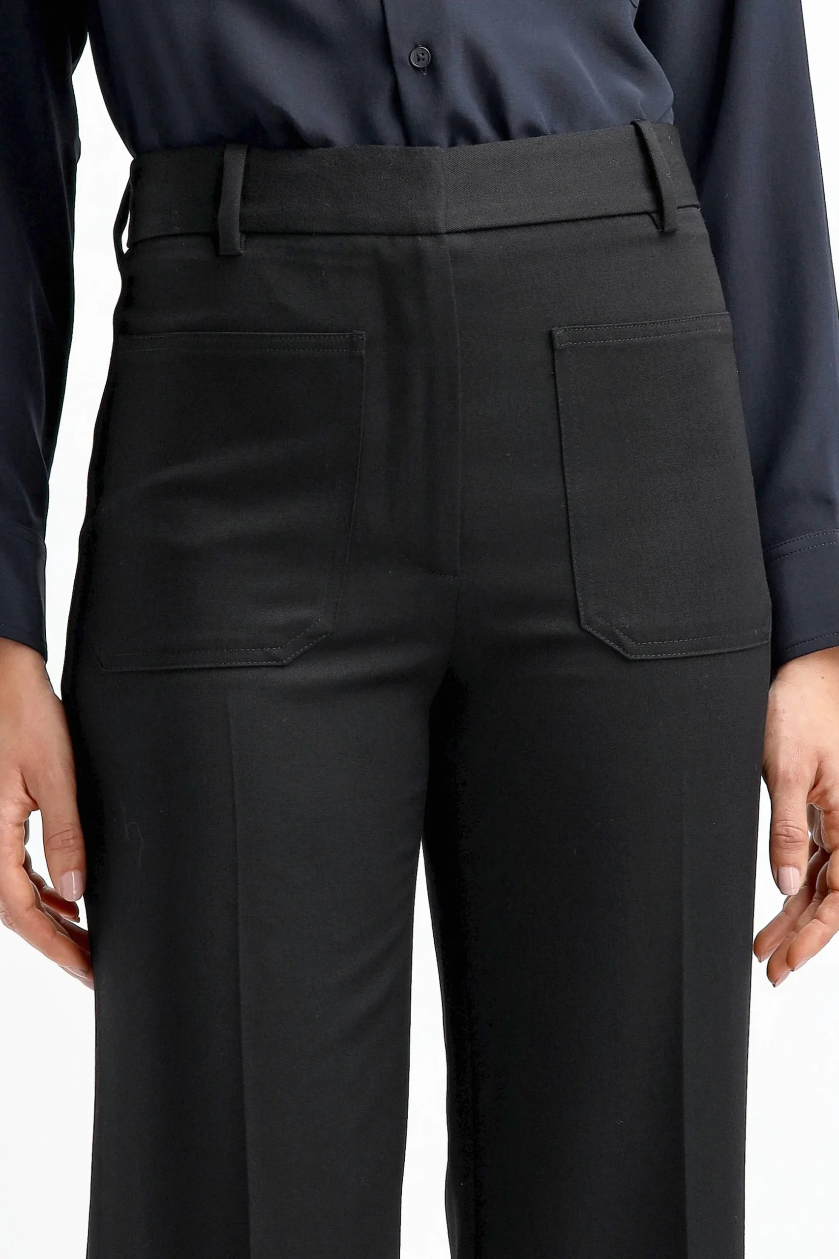 Femme Nili Lotan Pantalon Christophe En Noir