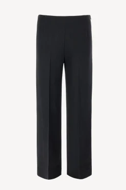 Femme Toteme Pantalon Clean Wide En Noir