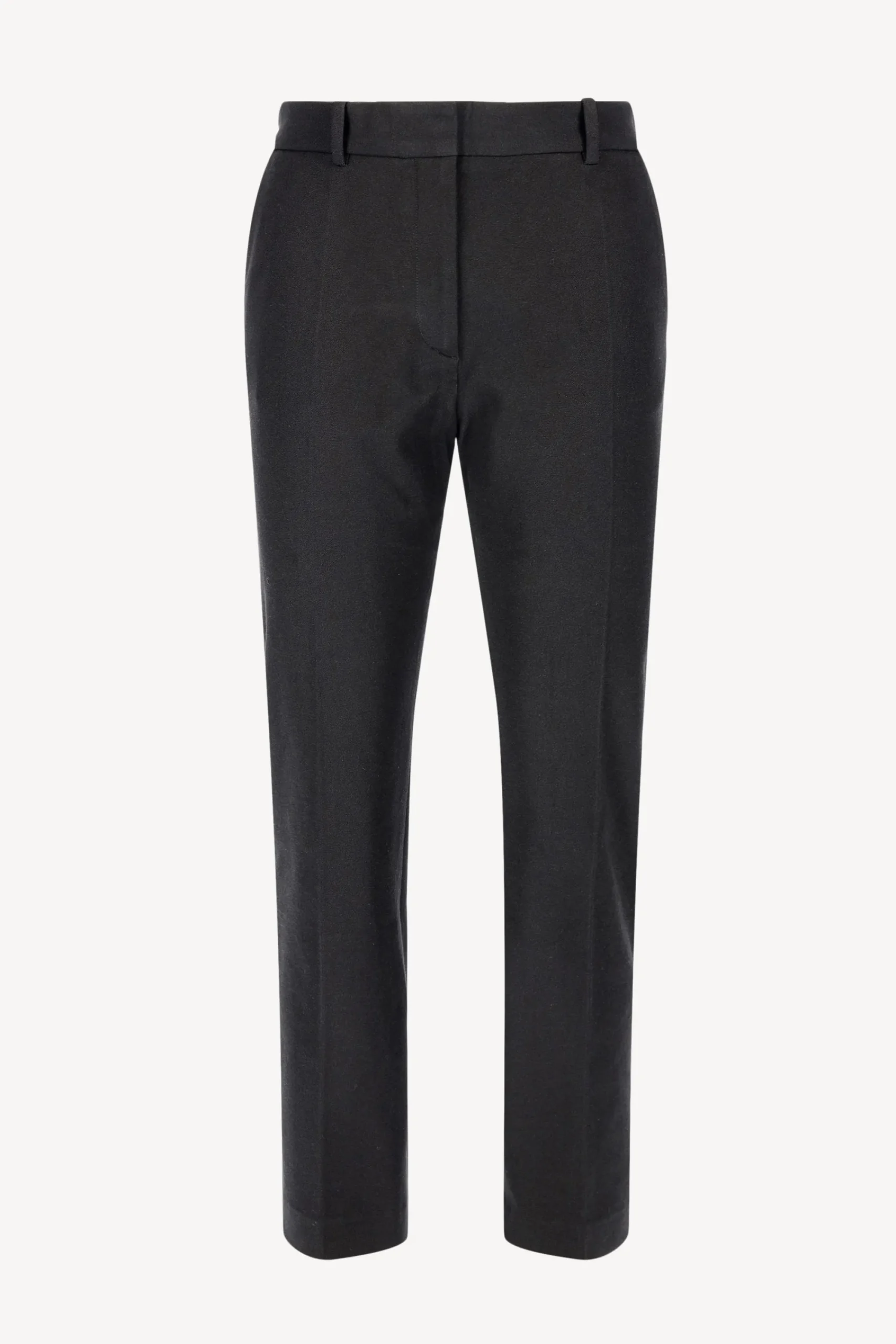 Femme Joseph Pantalon Coleman Gabardine Stretch En Noir