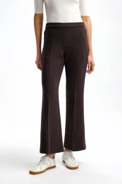 Femme Theory Pantalon Demitria Crop In Mink