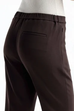 Femme Theory Pantalon Demitria Crop In Mink