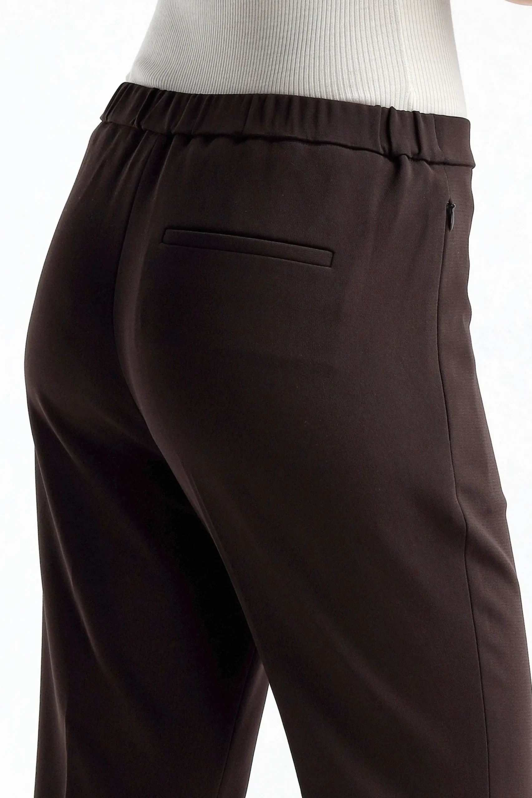 Femme Theory Pantalon Demitria Crop In Mink