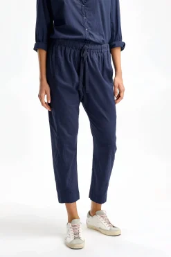 Femme Xirena Pantalon Draper En Bleu Marine