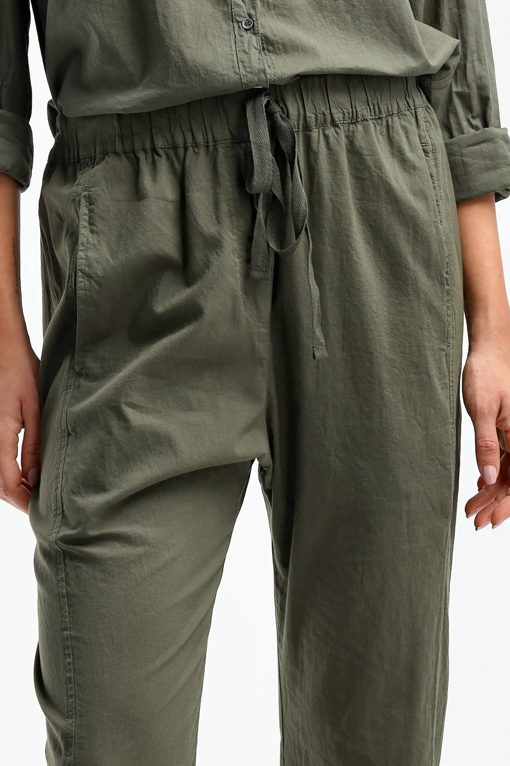 Femme Xirena Pantalon Draper En Frene Vert