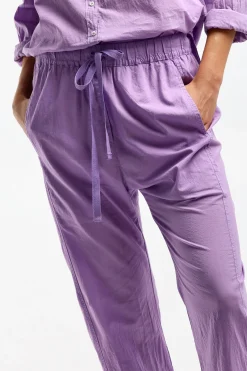 Femme Xirena Pantalon Draper En Glycine Legere