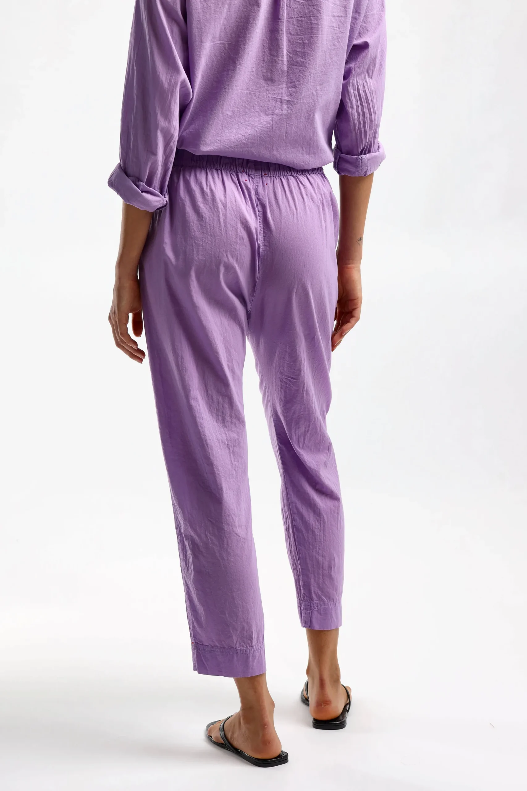 Femme Xirena Pantalon Draper En Glycine Legere