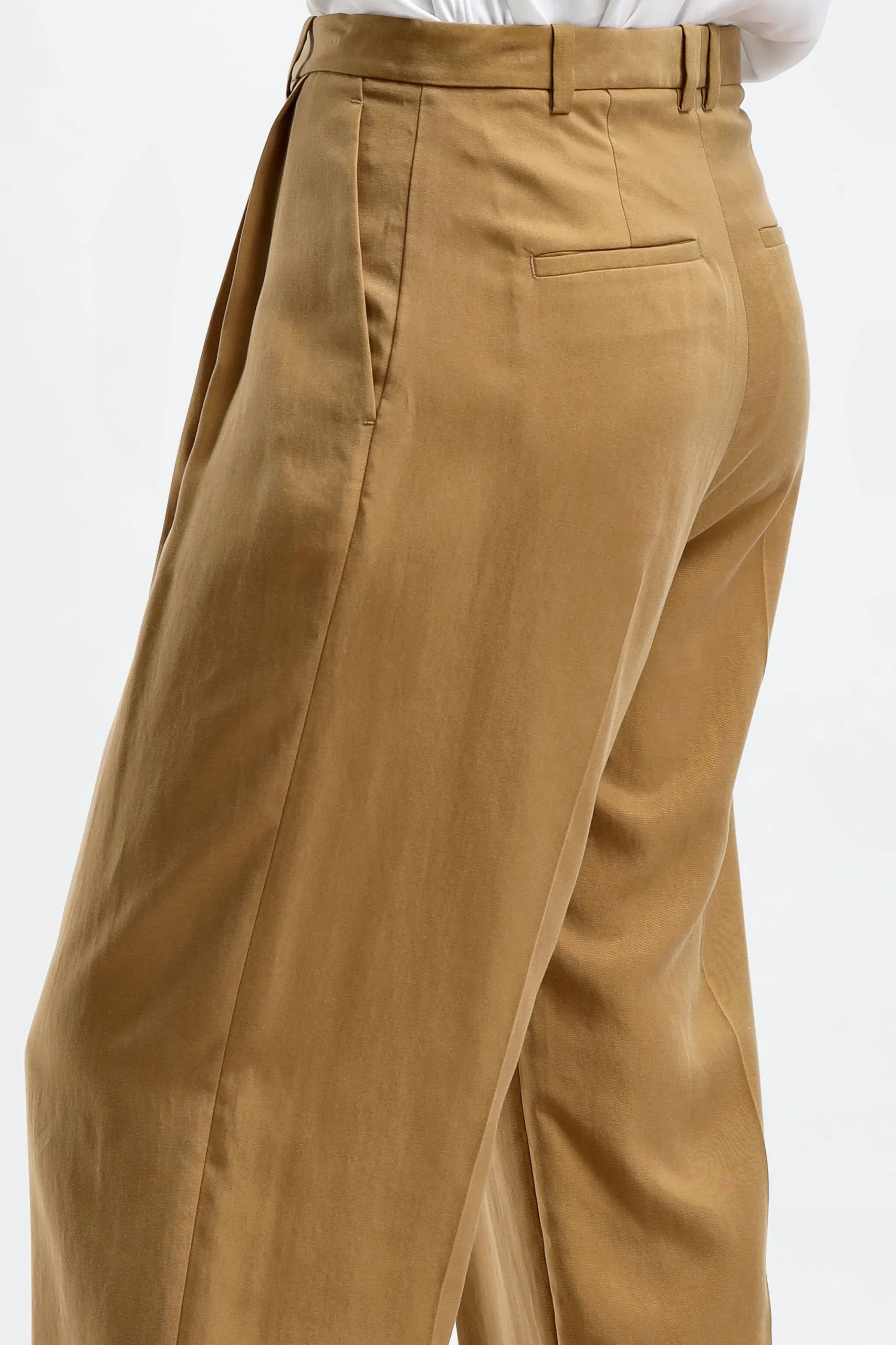 Femme Vince Pantalon Drop Waist En Ambre