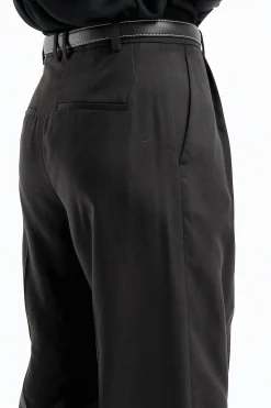Femme Vince Pantalon Drop Waist Noir