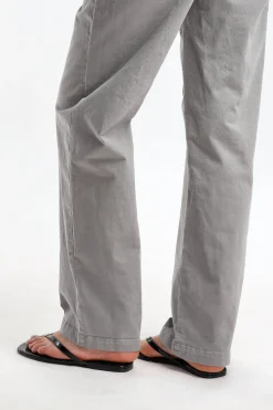 Femme Nili Lotan Pantalon Eliot Boy En Gris