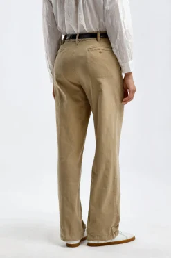 Femme Nili Lotan Pantalon Eliot Boy In Latte