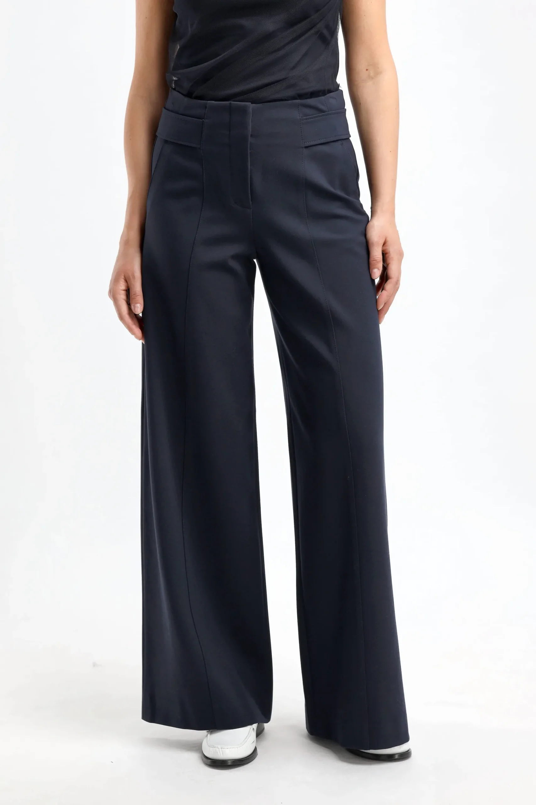 Femme Dorothee Schumacher Pantalon Emotional Essence I En Dark Navy