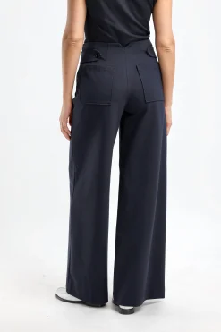 Femme Dorothee Schumacher Pantalon Emotional Essence I En Dark Navy