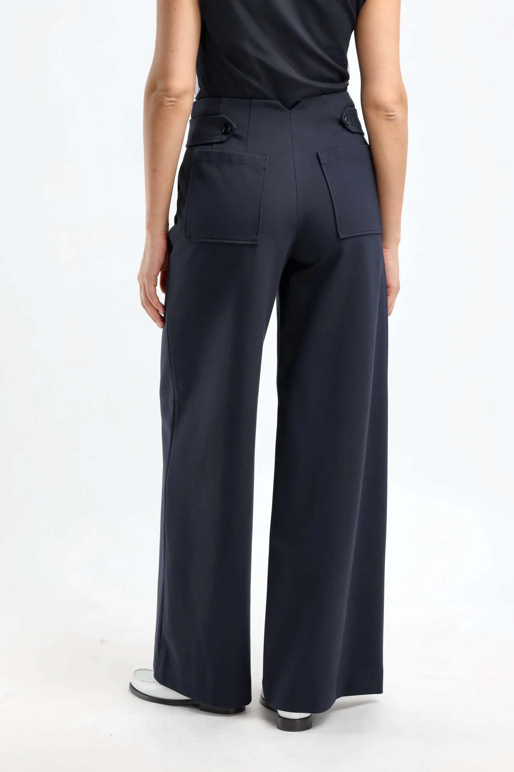 Femme Dorothee Schumacher Pantalon Emotional Essence I En Dark Navy