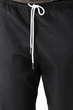 Femme SPRWMN Pantalon En Cuir Jogger En Noir