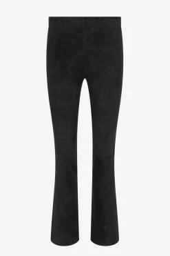 Femme Stouls Pantalon En Cuir Jp Long En Noir