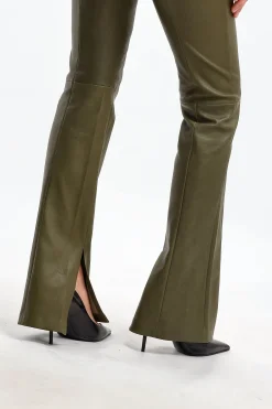 Femme Stouls Pantalon En Cuir Kam A Muse