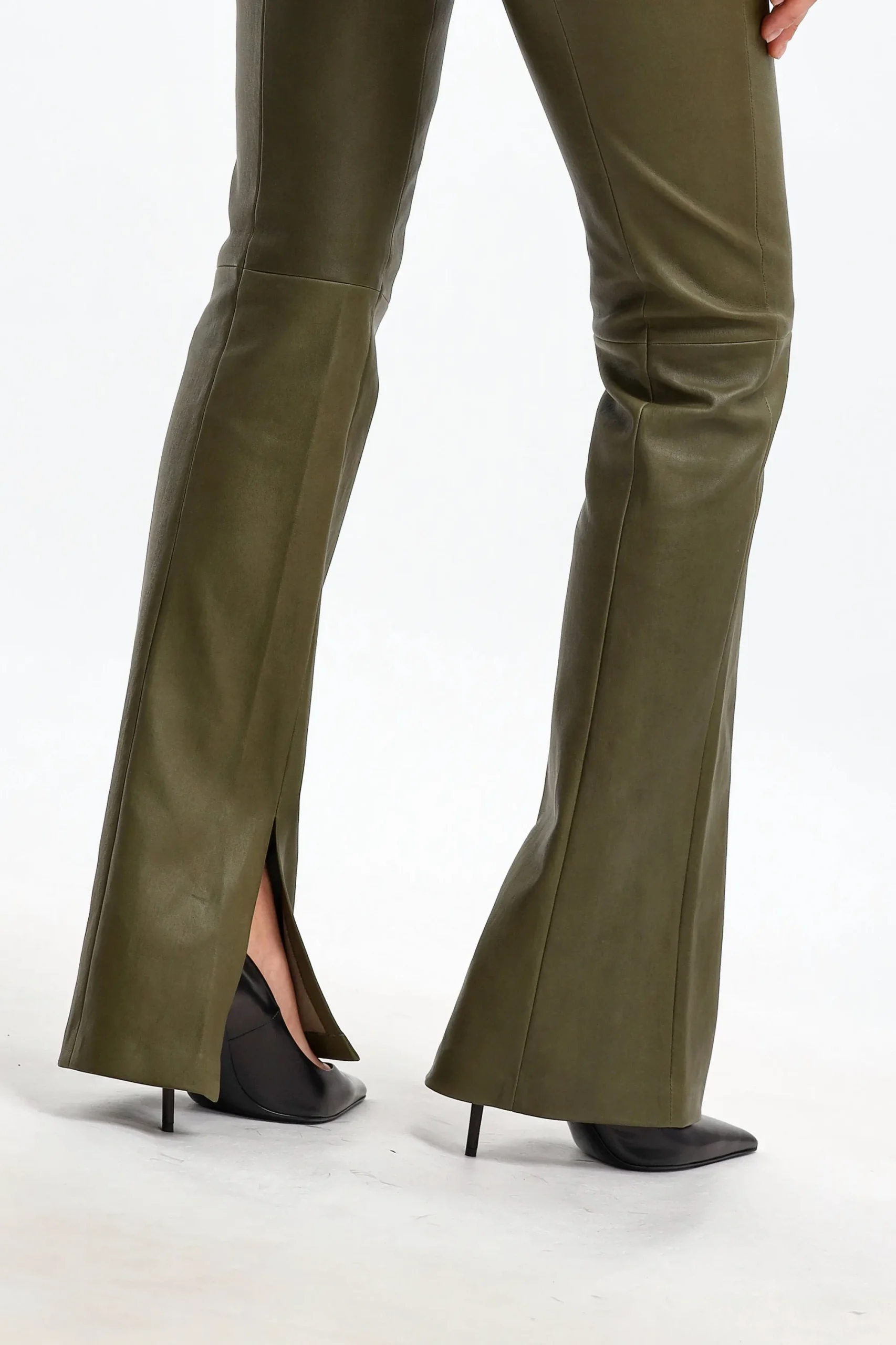 Femme Stouls Pantalon En Cuir Kam A Muse