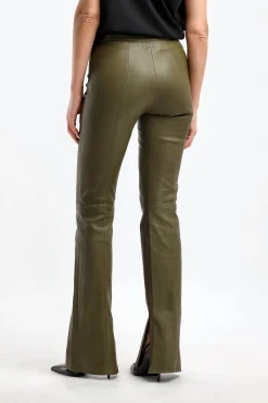 Femme Stouls Pantalon En Cuir Kam A Muse
