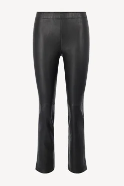 Femme Stouls Pantalon En Cuir Lisse Jp Twenty En Noir