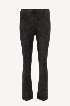 Femme Stouls Pantalon En Cuir Velours Jp Twenty En Noir