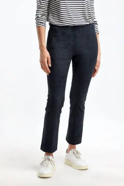 Femme Stouls Pantalon En Cuir Velours Jp Twenty In Notte