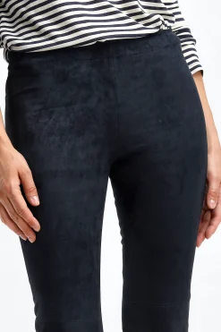 Femme Stouls Pantalon En Cuir Velours Jp Twenty In Notte