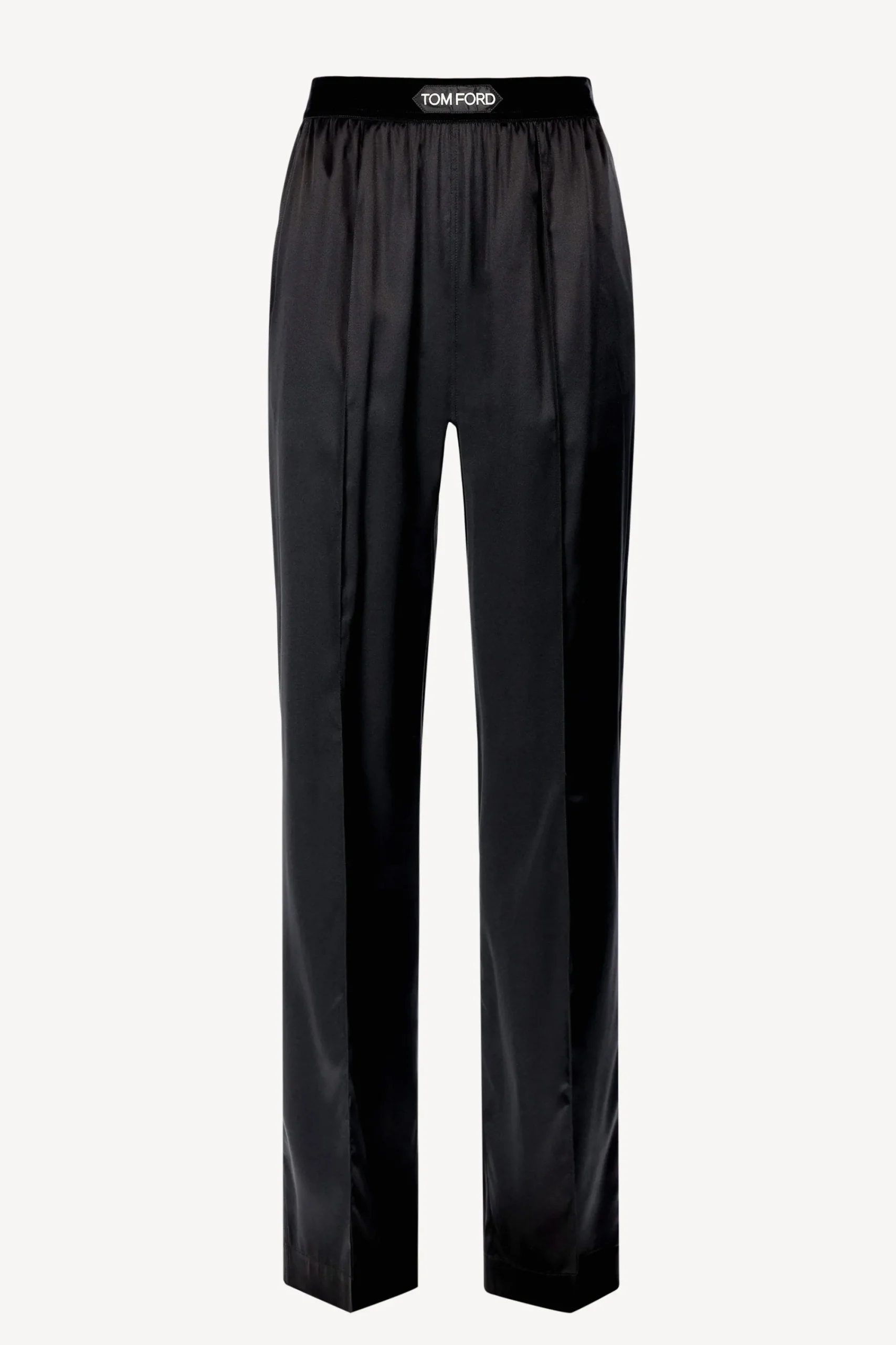 Femme Tom Ford Pantalon En Soie Noir