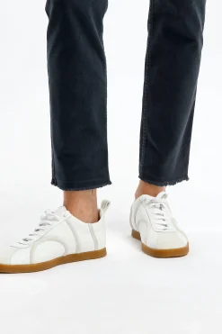 Femme Nili Lotan Pantalon En Velours Cotele Jenna Dans Dark Navy