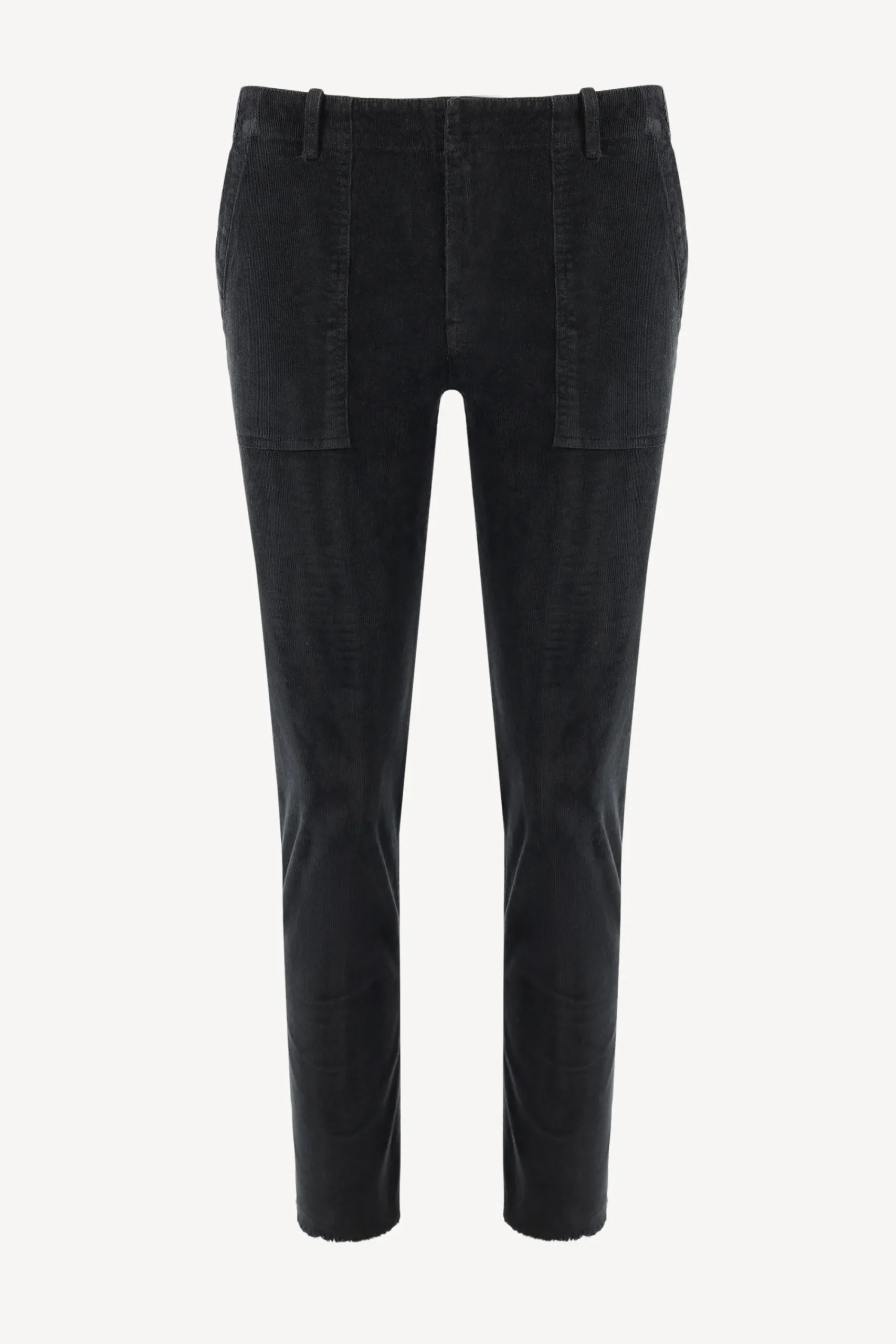 Femme Nili Lotan Pantalon En Velours Cotele Jenna In Jet Black