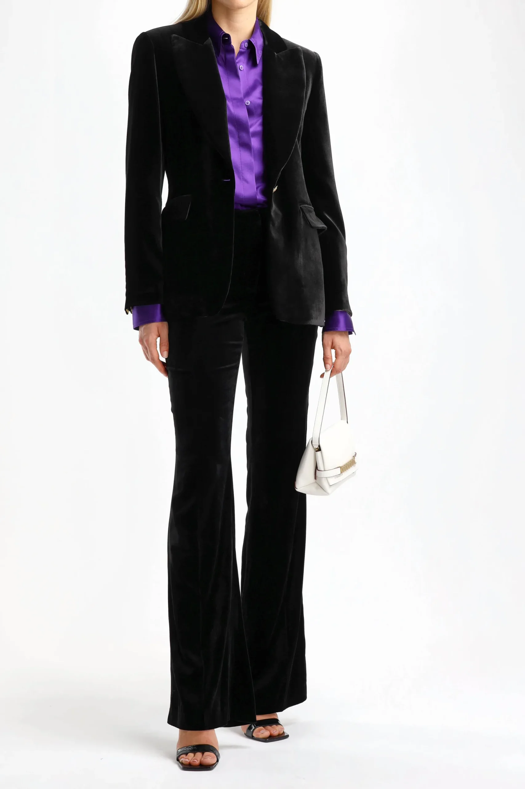 Femme DMN Pantalon En Velours Paula En Noir