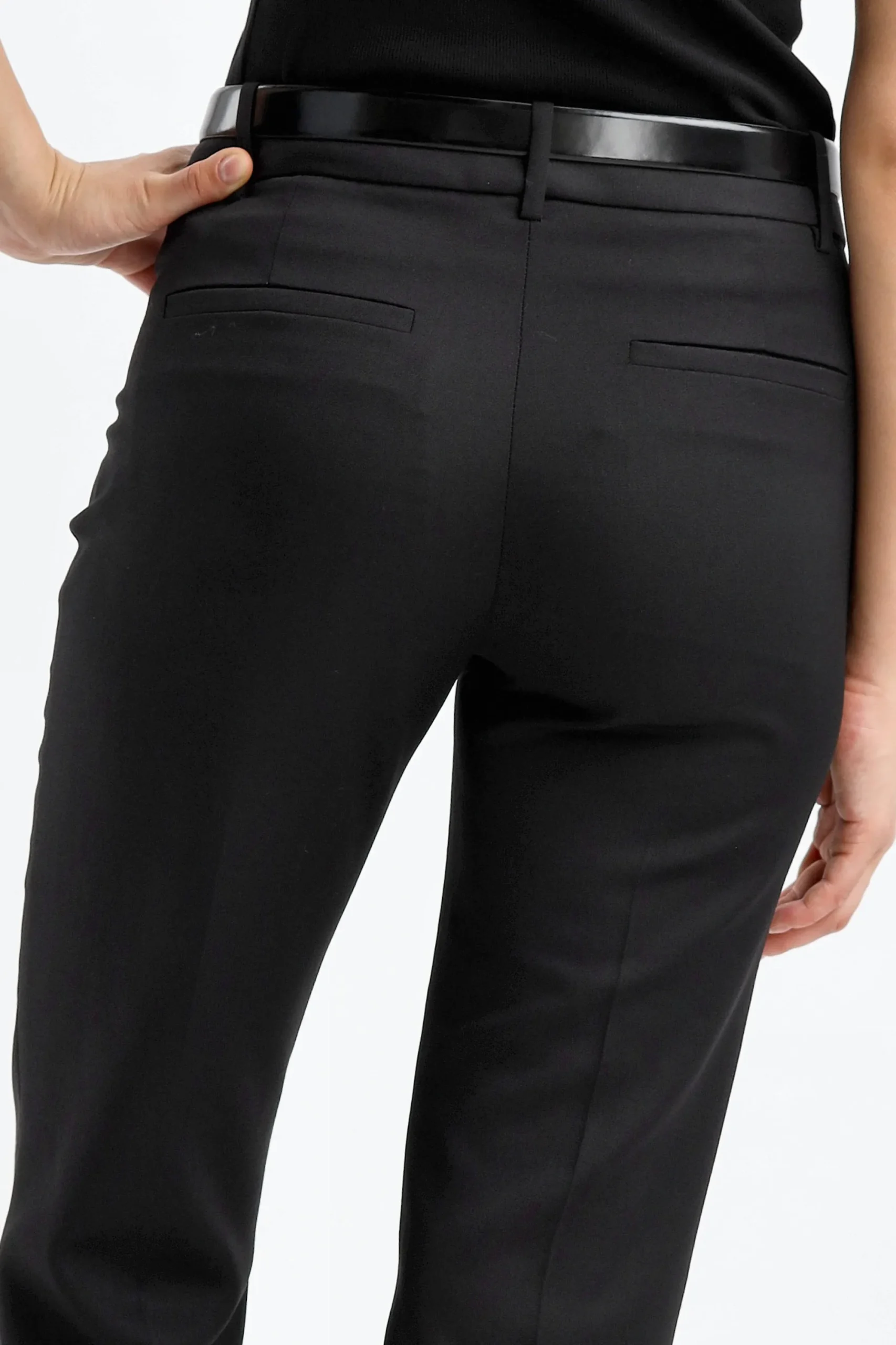 Femme Nili Lotan Pantalon Evan En Noir