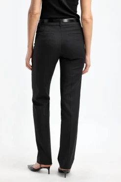 Femme Nili Lotan Pantalon Evan En Noir