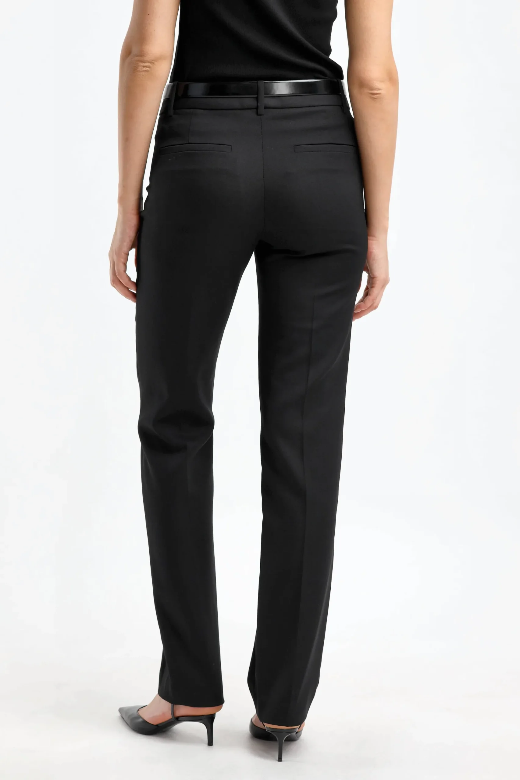 Femme Nili Lotan Pantalon Evan En Noir