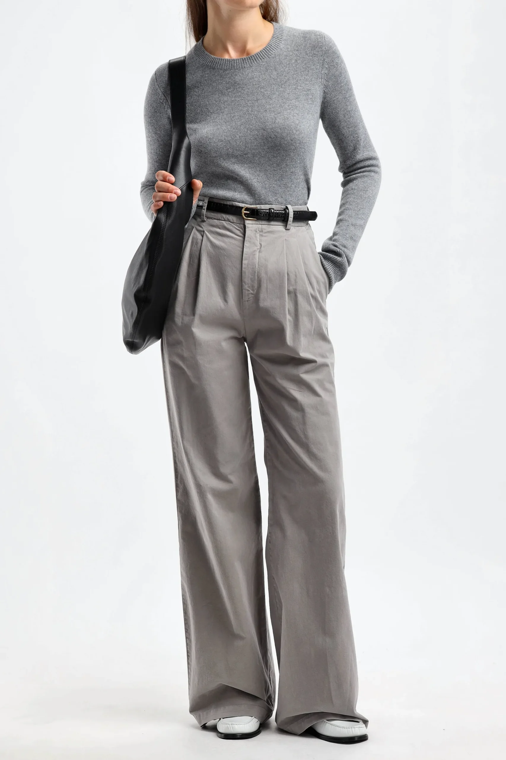 Femme Nili Lotan Pantalon Flavie En Gris