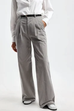 Femme Nili Lotan Pantalon Flavie En Gris