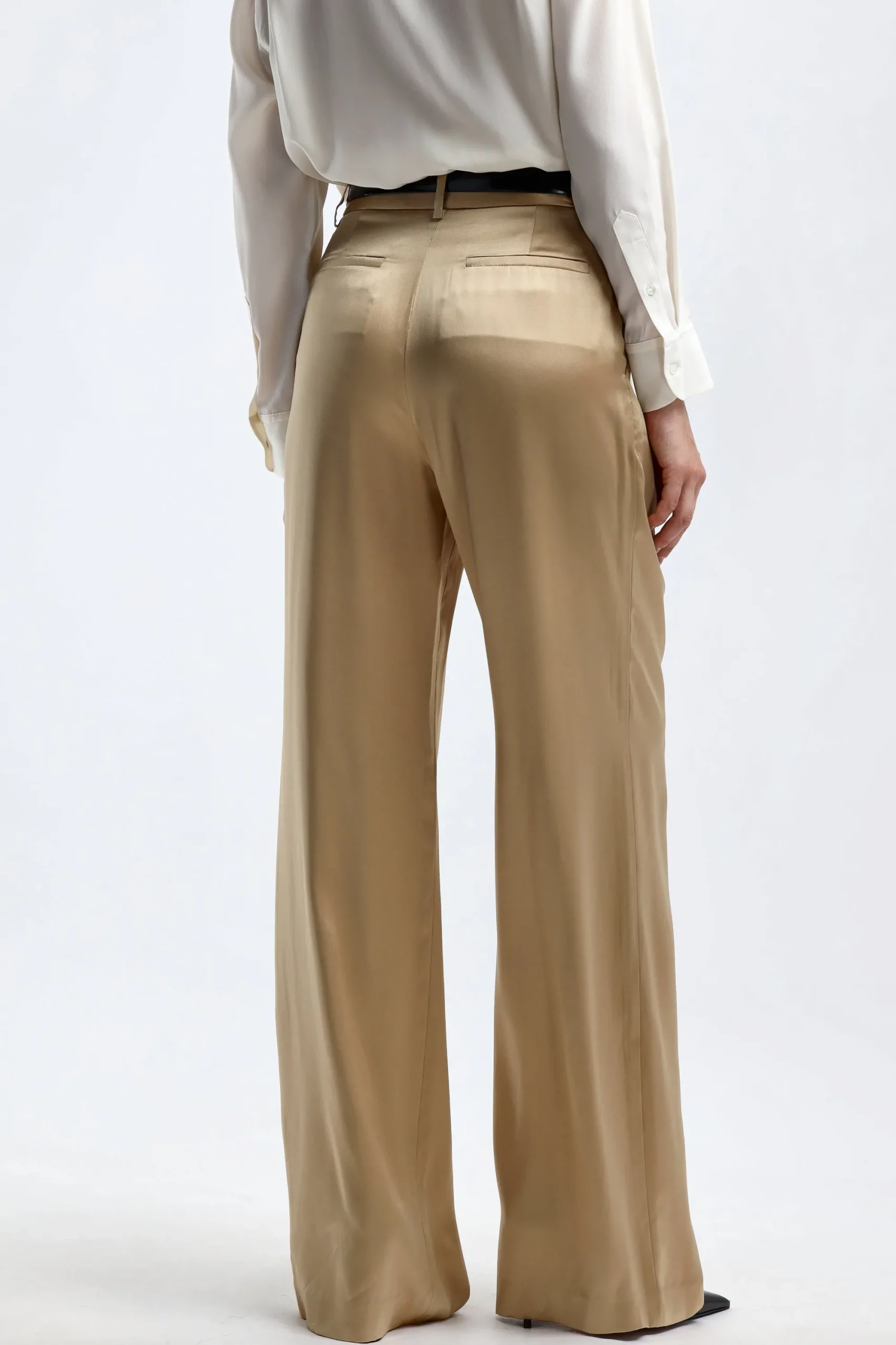 Femme Nili Lotan Pantalon Flavie En Kaki