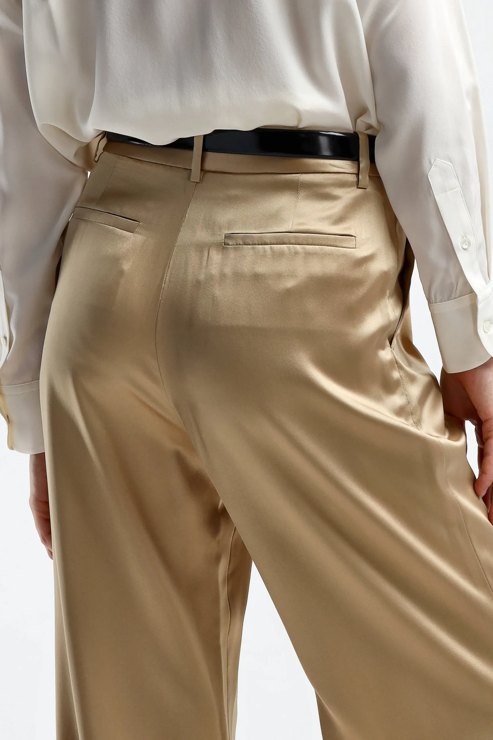 Femme Nili Lotan Pantalon Flavie En Kaki