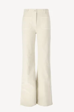 Femme Nili Lotan Pantalon Florence En Blanc Hiver