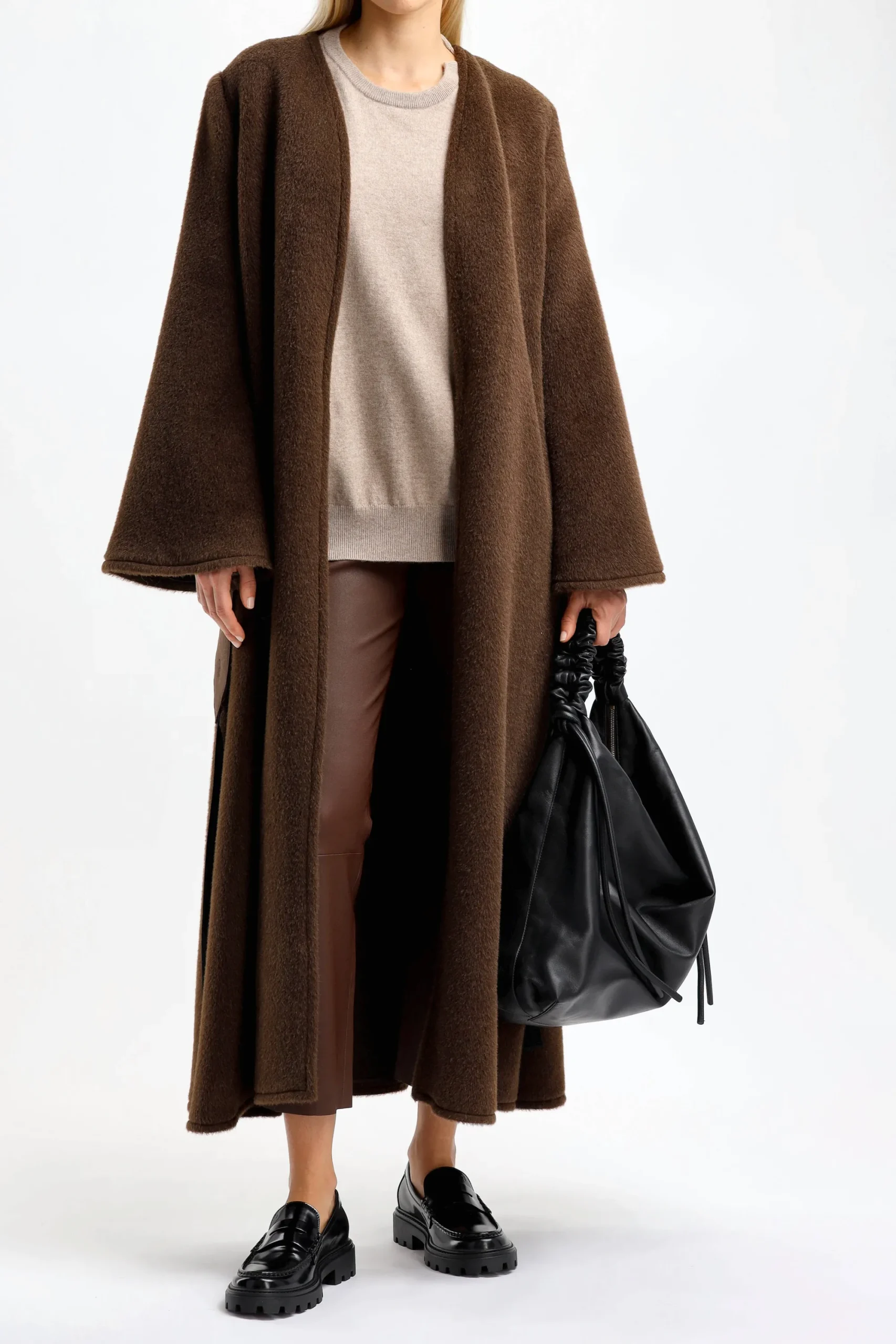 Femme by Malene Birger Pantalon Florentina En Marron