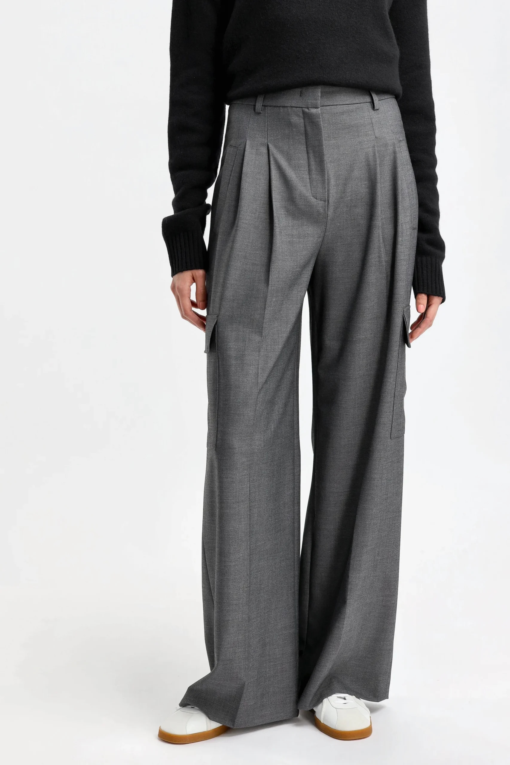 Femme Seductive x Anita Hass Pantalon Frankie En Gris Fonce