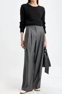 Femme Seductive x Anita Hass Pantalon Frankie En Gris Fonce