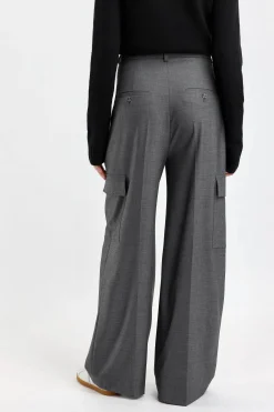 Femme Seductive x Anita Hass Pantalon Frankie En Gris Fonce